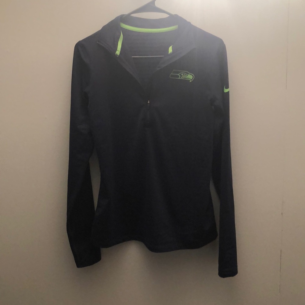 🏈Seahawk Nike quarter zip 💚💙